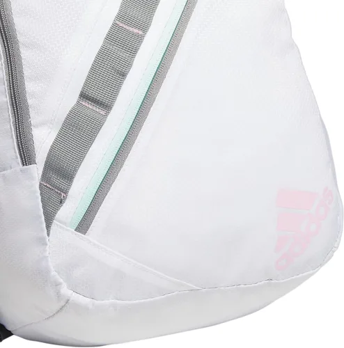Vista 3 de adidas Mochila Prime Sling unisex para adultos, BlancoGrisOrquídea Fusión Púrpura, Prime Sling - Mochila cruzada de una sola correa