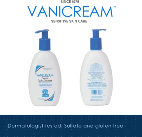 Vista 7 de Vanicream Champú (12 onzas líquidas) limpiador facial suave con dispensador de bomba (8 onzas líquidas) Paquete de gel corporal suave (12 onzas)