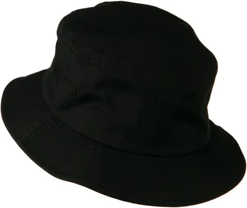 Vista 2 de e4Hats.com Sombrero de cubo de sarga de mezcla de algodón de gran
