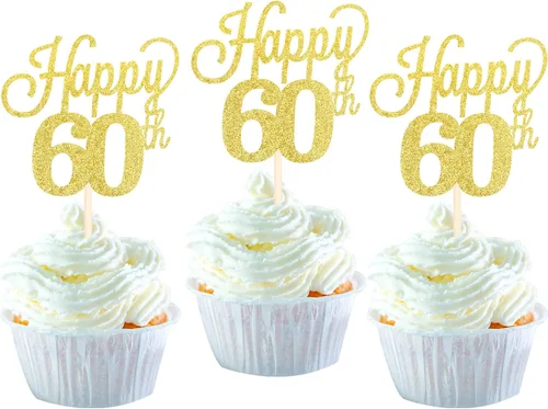 Vista 35 de Paquete de 24 adornos para cupcakes con purpurina número 15, quince cumpleaños, decoración para cumpleaños de 15 años, suministros de fiesta de Negro