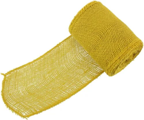 Vista 16 de JubileeYarn - Cinta de yute de arpillera para manualidades, 5.5 pulgadas x 10 yardas, color negro, 1 rollo