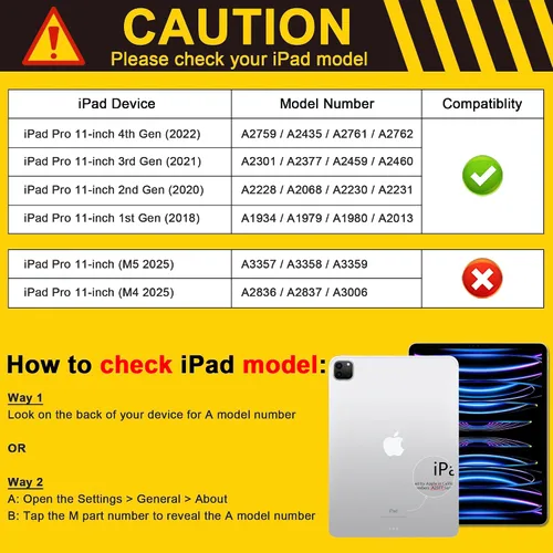 Vista 2 de DONGKE - Funda protectora ultradelgada para iPad Pro de 11 pulgadas de 4, 3, 2 y 1 generación de los años 2022, 2021, 2020 y 2018 con soporte