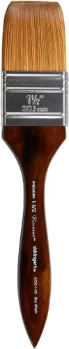 Vista 7 de KINGART Premium Finesse 8020-0 Ultra Round Series - Cepillo para artista, pelo sintético Kolinsky Sable, mango corto, acuarela y pinturas al óleo