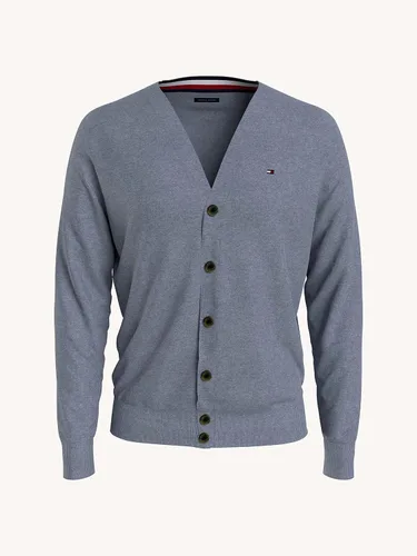 Vista 3 de Tommy Hilfiger Suéter tipo cárdigan de algodón para hombre