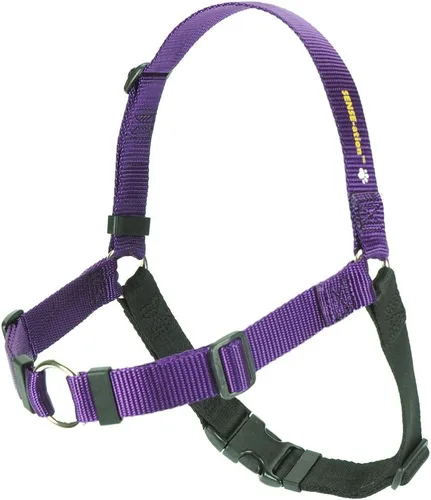 Vista 2 de Sense-ation Arnés para perro sin tirones (morado, grande ancho) por