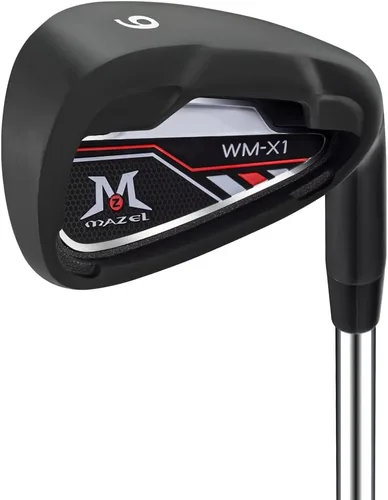 Vista 16 de MAZEL WM-X1/2 Hierros individuales para palos de golf para hombres 1,2,3,4,5,6,7,8,9, Pitching Wedge, Approach Wedge, Sand Wedge con ejes