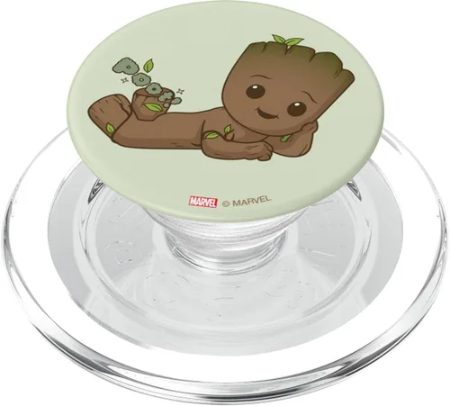 Vista 8 de Marvel Studios I Am Groot Poot! PopSockets Standard PopGrip