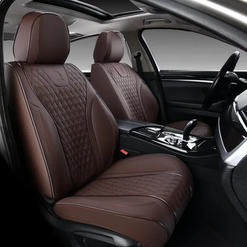Vista 12 de Doogo Fundas de asiento de automóvil, fundas de asiento delantero para automóviles, protector universal de asiento de automóvil, fundas de asiento
