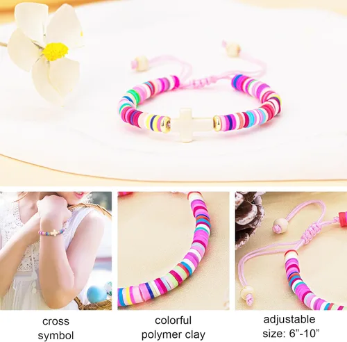 Vista 43 de Regalos navideños para niños, niñas adolescentes, mujeres, linda pulsera de cruz para niñas, regalos de Navidad cristianos para mujeres, ideas