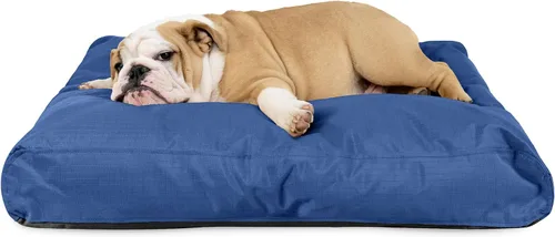 Vista 14 de K9 Ballistics Almohada rectangular resistente para perros medianos, funda extraíble, lavable, duradera y resistente al agua, cama para perro hecha