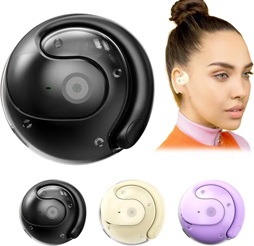 Vista 10 de Traductor de idiomas Auriculares, Audífonos Traductores en Tiempo Real, Soporte 75 Idiomas Auricular Inalámbrico Bluetooth (Beige)
