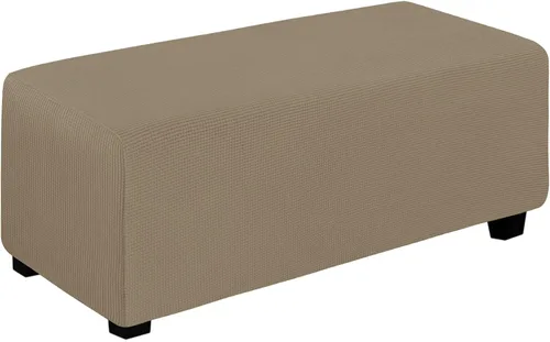 Vista 26 de Easy-Going Funda Elástica para Otomana Taburete de Almacenamiento Plegable Protector de Muebles Funda Rectangular Suave con Parte Inferior Elástica