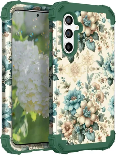 Vista 13 de Hocase Funda para Galaxy S20 FE 5G, Protección resistente a prueba de golpes, goma de silicona suave + parachoques de plástico duro, funda