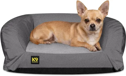 Vista 11 de K9 Ballistics Tough Bolster Cama Sofá Almohada Anidable para Perros para Razas Toy y Extra Pequeñas - Duradera, Resistente al Agua con Funda