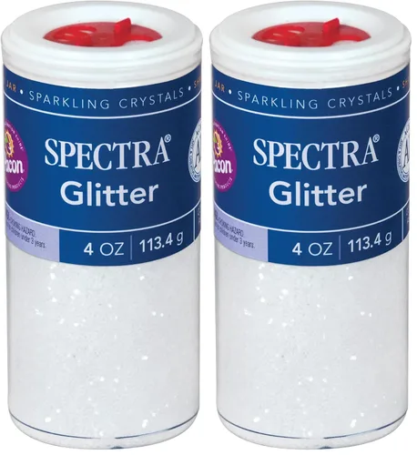 Vista 8 de Purpurina para manualidades Spectra, color negro, 4 oz, 1 frasco