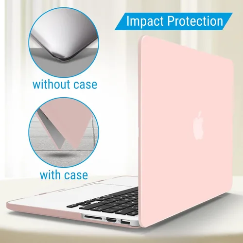 Vista 24 de IBENZER - Compatible con Funda para MacBook Pro de 13 Pulgadas 2015 2014 2013 Finales 2012 A1502 A1425, Carcasa Rígida con Cubierta para Teclado