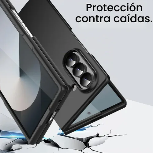 Vista 7 de AICase para Samsung Galaxy Z Fold 7 Funda, Funda de Teléfono Protectora de Ajuste Delgado para Samsung Galaxy Z Fold 7 5G, Negro