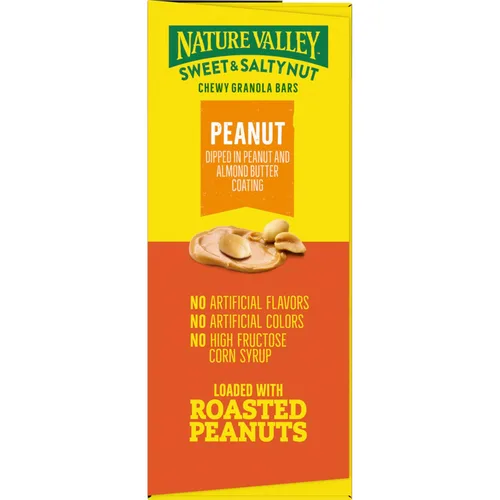 Vista 7 de Nature Valley Barras de granola de nueces dulces y saladas, maní, 15 barras, 18 onzas