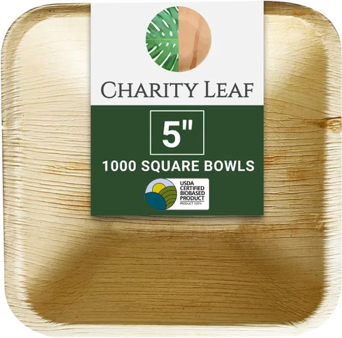 Vista 25 de Cuenco redondo desechable de bambú de 4 pulgadas (50 piezas) Bambú Todo natural y biodegradable Tablas de embutidos, barbacoas y fiestas