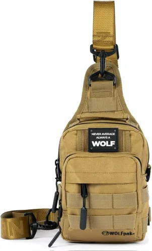 Vista 23 de WOLFpak Mini bandolera táctica 4L 4l Mini Tactical Sling Bag Cocoa
