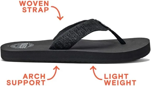 Vista 8 de Reef Mens Smoothy Sandals