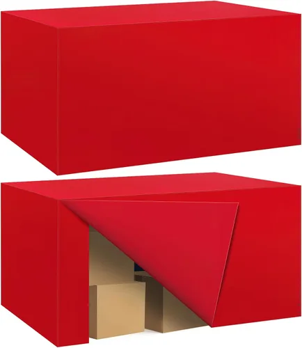 Vista 51 de Paquete de 2 manteles ajustados para mesa rectangular de 4 pies, 48 x 24 pulgadas, cubiertas de mesa verde manzana, tela de poliéster resistente al