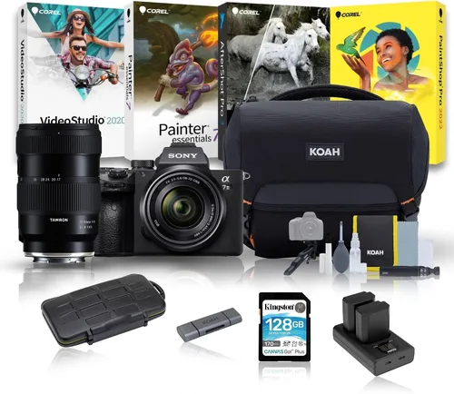 Vista 11 de Sony Paquete de cámara sin espejo de marco completo Alpha a7 III