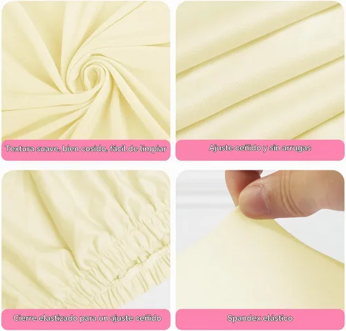 Vista 5 de Wokceer Fundas de soporte de cilindro de elastano para fiesta, 3 piezas, fundas de pedestal de cilindro, cubierta de pilar para fiesta de Beige