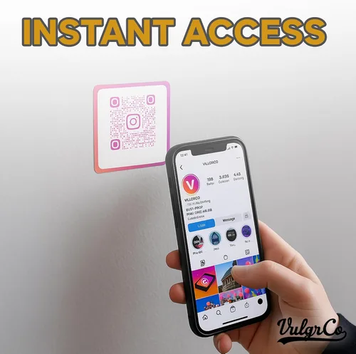 Vista 2 de VulgrCo Diseño Personalizado Haz Tus Propias Calcomanías Pegatinas Personalizadas Texto Nombre Imagen Foto Código QR - Hecho en Estados Unidos