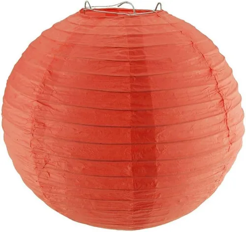 Vista 5 de Homeford Farol de papel redondo para colgar (14 pulgadas, blanco)