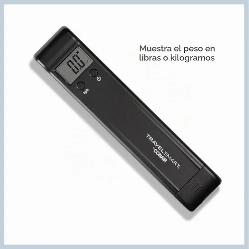 Vista 3 de Conair Travel Smart - Báscula digital para equipaje, escala de 80 libras con alerta de sobrepeso en color negro