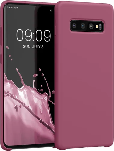 Vista 166 de kwmobile Funda compatible con Samsung Galaxy S9 - Funda de silicona TPU con acabado suave - Blue Reef
