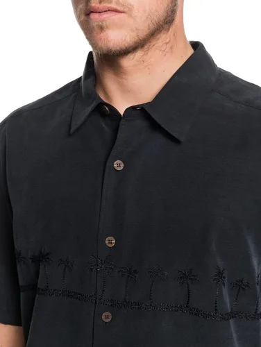 Vista 5 de Quiksilver Men's Tahiti Palms 4 Button Up Floral Collared Shirt