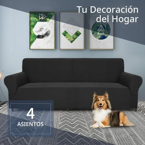 Vista 2 de JIVINER - Fundas de sofá de alta elasticidad para sofá de 3 cojines, funda de sofá extra grande de 1 pieza con parte inferior elástica