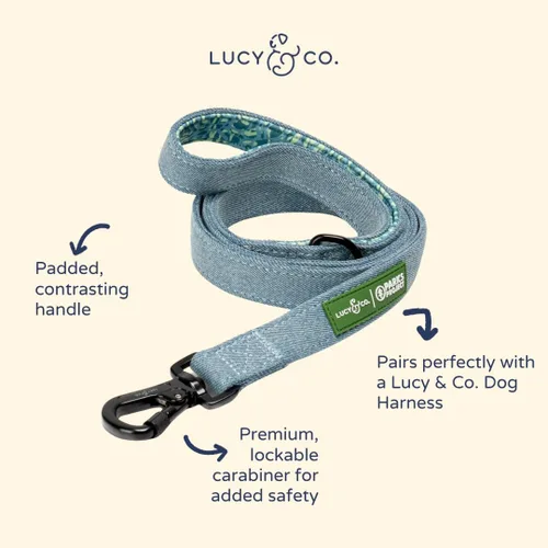 Vista 2 de Lucy & Co. x Parks Project Adventures with Friends - Correa para perro, talla S Aventuras con amigos