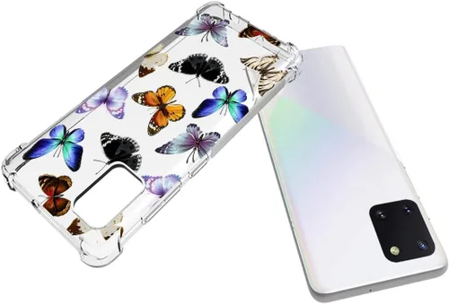 Vista 4 de Funda para Galaxy Note 10 Lite/Galaxy A81/Galaxy M60S SM-N770F Linda funda, transparente y flexible parachoques TPU suave goma silicona funda