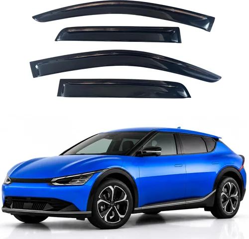 Vista 173 de Visera de ventana IG para Ford Focus Sedán y Hatchback 2012-2018, Protector de ventana lateral para lluvia y viento estilo Mugen, extra duradero