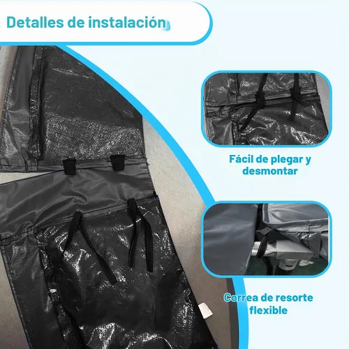 Vista 5 de Repuesto de almohadilla para cama elástica, 10/12/14/15/16 pies, cubierta de resorte para trampolín, sin agujero para poste impermeable, almohadilla