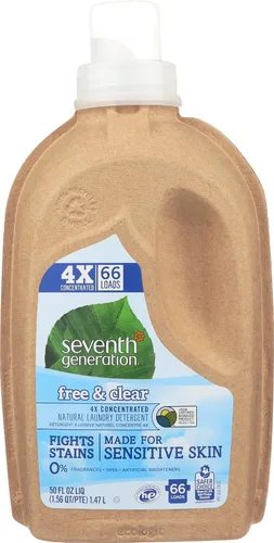 Vista 11 de Seventh Generation Detergente líquido para ropa, aroma cítrico fresco, 60 cargas, combate las manchas, 90 onzas líquidas