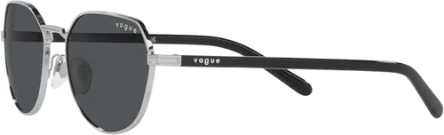Vista 3 de Vogue Eyewear Woman Sunglasses Gold Frame, Dark Blue Lenses, 53MM