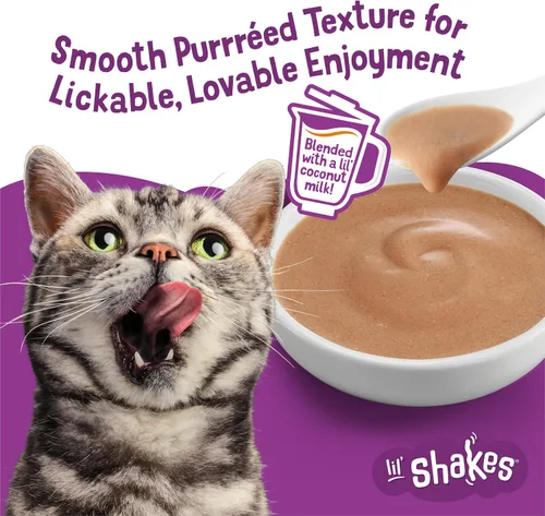 Vista 4 de Friskies Purina Lil' Shakes Topper, pollo atractivo, (16) bolsas de 1.55 onzas