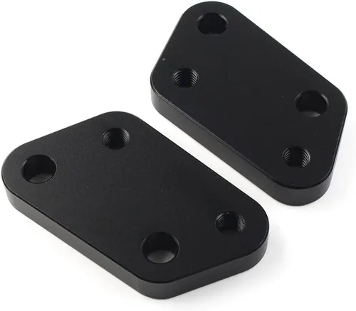 Vista 2 de FSFY - Placa de montaje para estribera trasera ajustable para Suzuki Gixxer 250 SF 2020-2021, negro