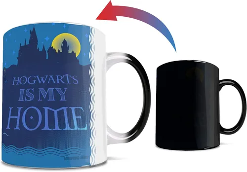 Vista 7 de Morphing Mugs Harry Potter (Hogwarts) - Taza de cerámica, color negro