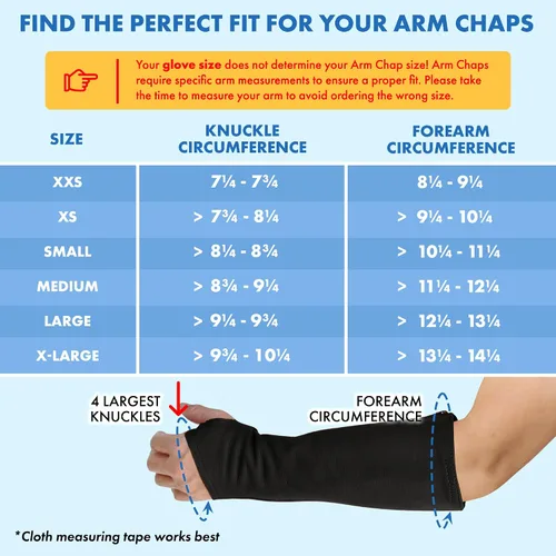 Vista 5 de Arm Chaps Mangas Protectoras de Cuero Guardabrazos - Previene Cortes, Arañazos y Moretones - Ideal para Jardinería y Construcción., Negro