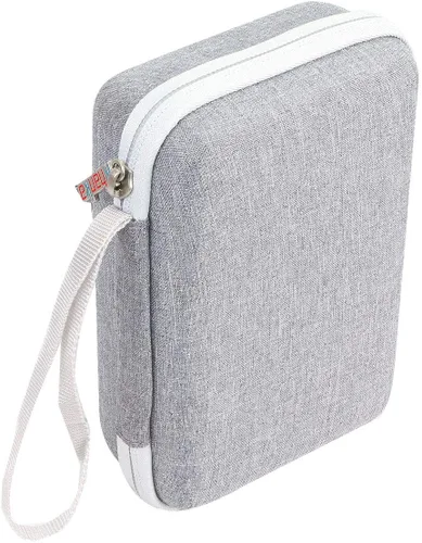 Vista 4 de Khanka - Funda rígida de viaje compatible con Canon SELPHY QX10 Compact Square Photo Printer (color blanco)