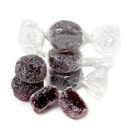 Vista 4 de SweetGourmet Jaleas italianas con sabor a regaliz sin azúcar Envueltas individualmente, tamaño mini 1 libra