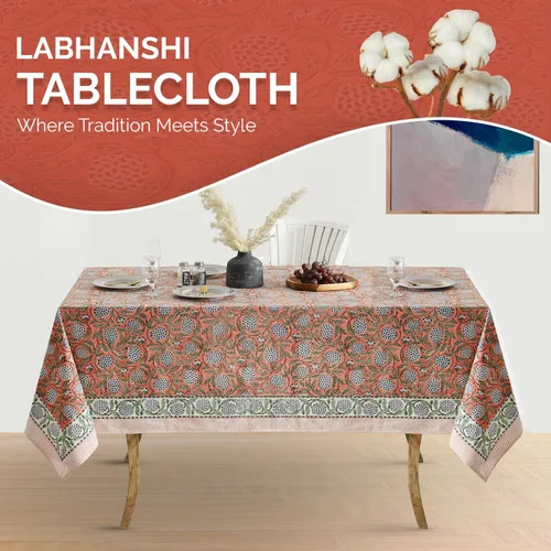 Vista 4 de Labhanshi Mantel redondo de 108 pulgadas, 108 pulgadas, 10 plazas y rectangular, 72 x 135 pulgadas, mantel de 10 plazas para cocina, mesa