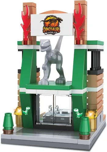 Vista 4 de Brick Loot Exclusiva tienda de suministros para la escuela de arte de Mini City – Kit de construcción de modelos diseñado a medida – Juguete
