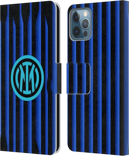Vista 53 de Head Case Designs Officially Licensed Inter Milan Away 2025/26 Crest Kit Leather Wallet Case Compatible with Apple iPhone 11