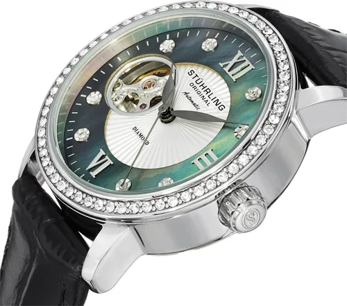 Vista 3 de Stuhrling Original Mujer 71002 Memoire Date Negro NegroNegro